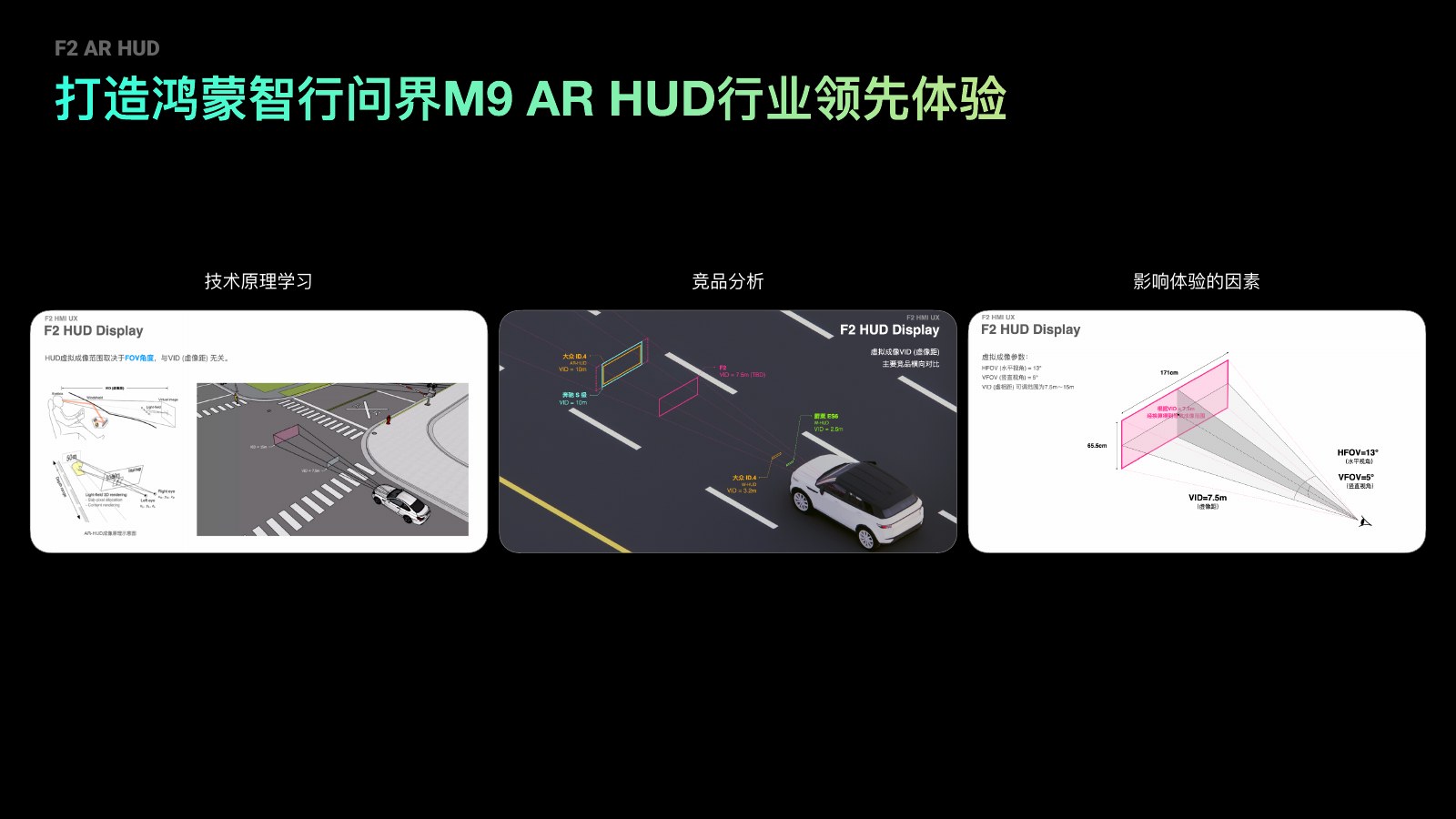 问界 M9 增强现实抬头显示项目视觉