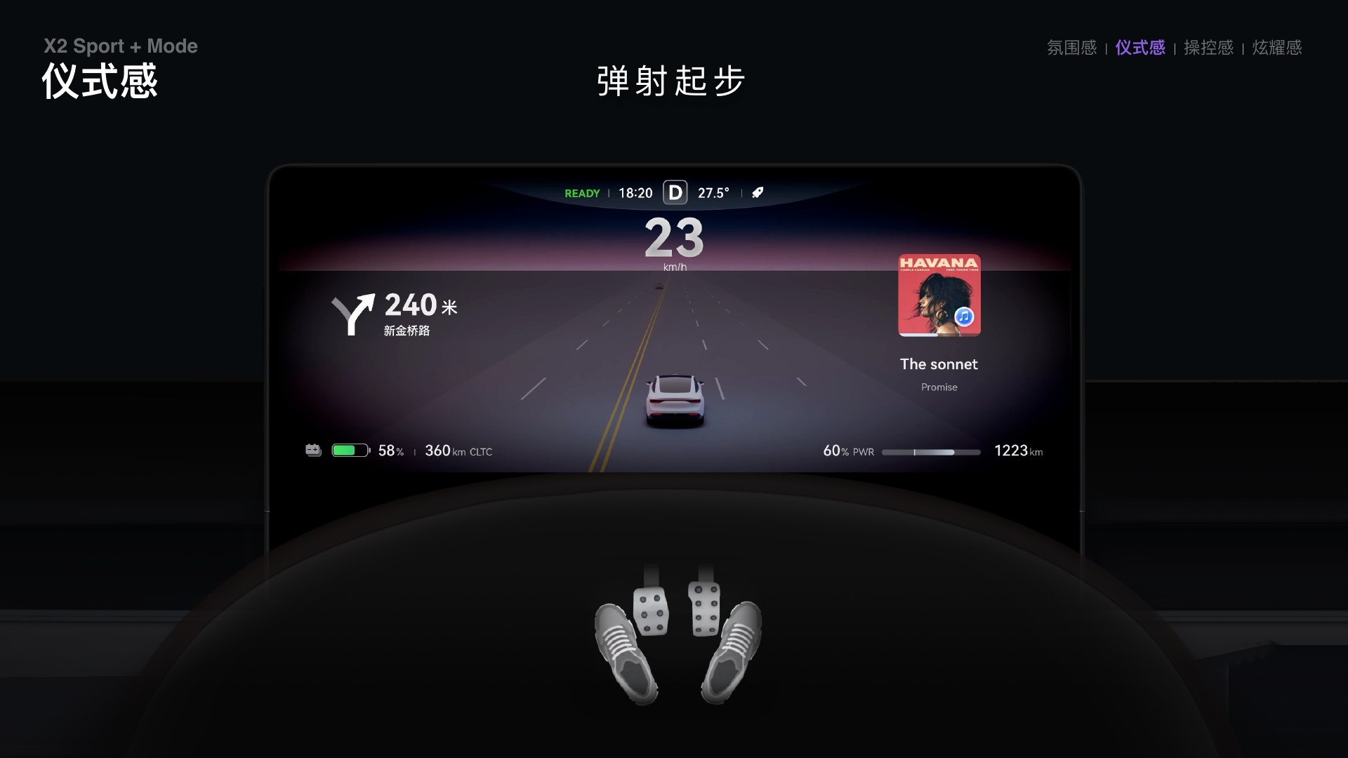 LUXEED S7 Sport+ Launch control